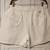 Women's Cream-Colored Shorts With 2 Pockets In The Front And 2 Pockets 2 thumbnail
