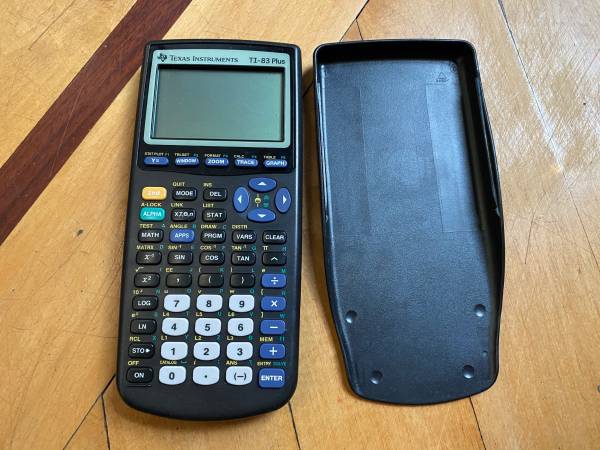 Texas Instruments TI-83 Plus Graphing Calculator - Black 1