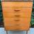 Vintage Mid-Century Modern Danish Teak 5-Drawer Dresser Vanity 1 thumbnail