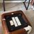 Room and board cow leather ottoman 4 thumbnail