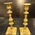 Vintage Pair of Petite 7 ¾” Brass Candlesticks 5 thumbnail