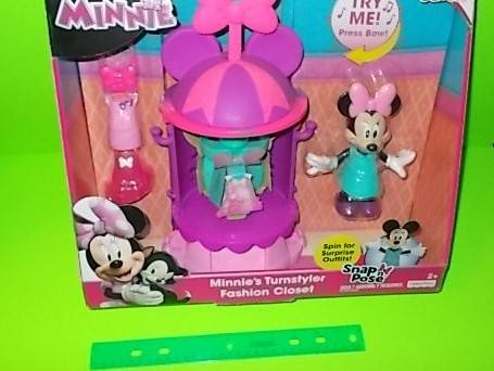 Disney Minnie Mouse Minnie's Turnstyler Fashion Closet Playset __New 1