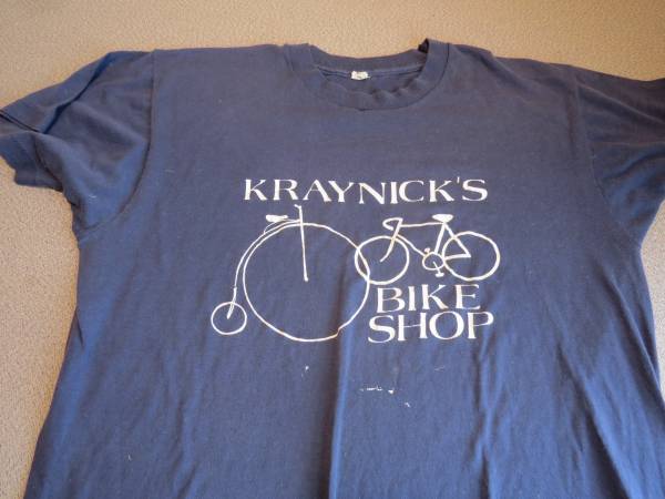 An Original, First Edition Kraynick's Bike Shop T-shirt (XL) 1