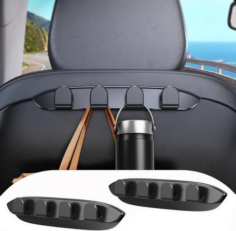 Tesla Model Y Third Party 2 Pack Car Seat Hooks 1