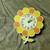 ☯ Vintage Mid Century Modern Daisy Flower Wall Clock by Spartus USA 2 thumbnail