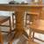 Solid oak dining table and 4 chairs 2 thumbnail