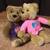 HALLMARK MAGNET KISS NOSE VALENTINES HEART GIRL BOY BEAR PLUSH 1 thumbnail