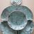 MC VINTAGE SANTA ANITA WARE BLUE MIST 8 PIECE SERVING SET like new 2 thumbnail