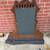 Vintage Black Oak Decorative Dresser or Wall Mirror 8 thumbnail