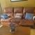 Two brown Italian leather couches 2 thumbnail