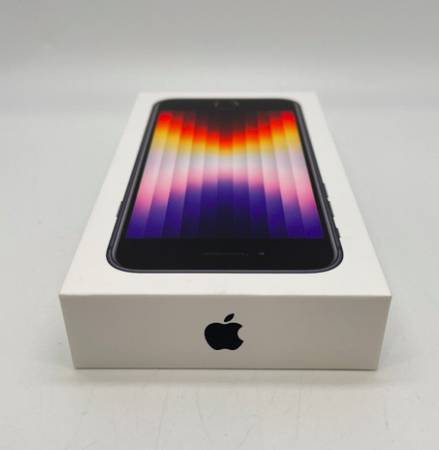 Brand New UNLOCKED iPhone SE 3rd Gen 64GB Midnight 1