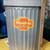 Vintage Wheeling 10 gal galvanized trash can 1 thumbnail