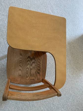 Oak School Desk 1