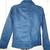 * Sporty blue leather jacket 2 thumbnail