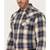 WESTERN Harvest Plaid Print Long Sleeve Western Shirt LARGE 1 thumbnail