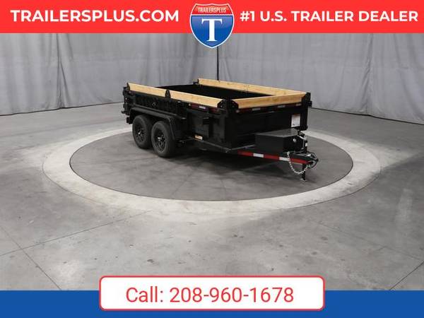 2026 CarryOn 6 X 12 Dump 10K Trailer Black 1