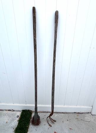 Vintage Garden Tool Set - Wheel Hoe & Cultivator 1