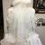 Princess Beaded Wedding Gown with Train/Bustle & Veil - Size Medium 22 thumbnail