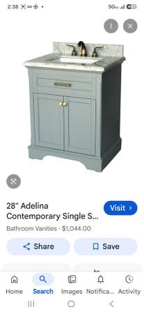 Looking for 28" or 30" bathroom vanity 1