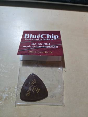 BlueChip TP-48 Flat Pick 1