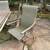 Outdoor large patio table and chairs Cast aluminum 3 thumbnail