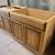 57"W Med Brown Bathroom Vanity No Top No Sink Used Good Condition 3 thumbnail