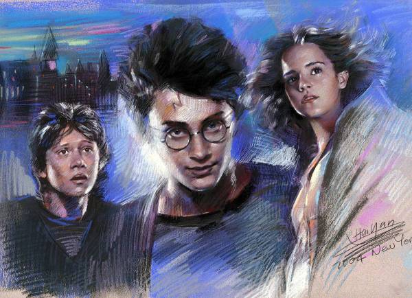 New Harry Potter Print Painting By Haiyan 1