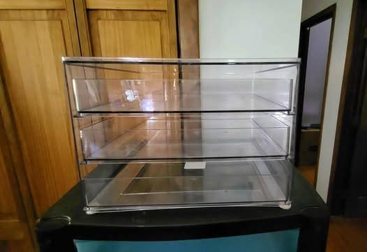 3 drawer acrylic storage unit * 1 ft square * organizer 1