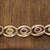 14k Gold Rainbow Stone Bracelet-Amethyst, Garnet, Citrine, Topaz, Peri 1 thumbnail