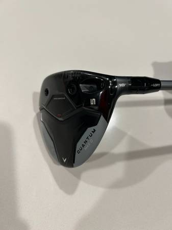Callaway Golf Quantum Max D 18 Degree 5 Wood Denali Frost 60 Reg Flex 1