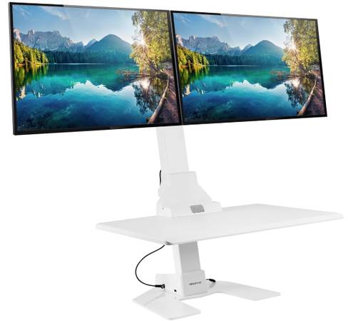 STANDING DESK, Mount-it Brand, Like New Electric Desk Riser L@@K 1