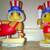 1984 LA Olympics Stuffed Sam the Eagle, Flag, Ceramic statues & Soccer 1 thumbnail