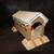 Lighted Christmas Village Handmade Ceramic House "School House" 3 thumbnail