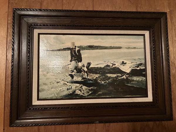 Framed "Cool Hunter" by Andrew Wyeth 1