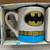 DC COMICS SUPERMAN & BATMAN GLITTER LOGO CERAMIC MUG SET COFFEE, TEA, 8 thumbnail