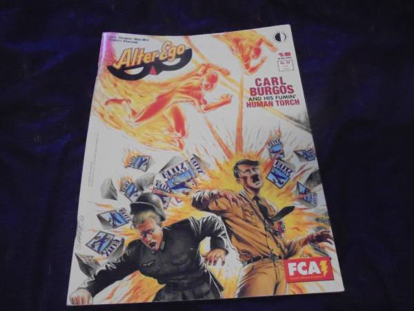 ALTER EGO MAGAZINE #49 - Human Torch/Carl Burgos Cover! VF/NM! 2005! $ 1