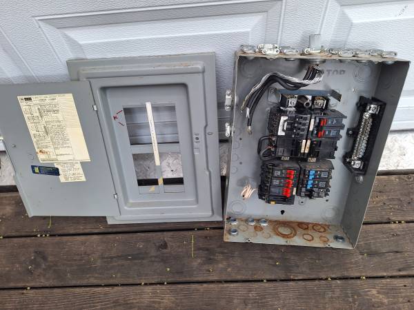 Electrical box with Breakers 1