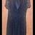 Scala Silk Cocktail / Party Dress-Black-Sequenced-Size Small 4 thumbnail