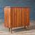 Mid-Century Modern Sculpted Walnut Bow-Front Cabinet, c.1960’s 1 thumbnail