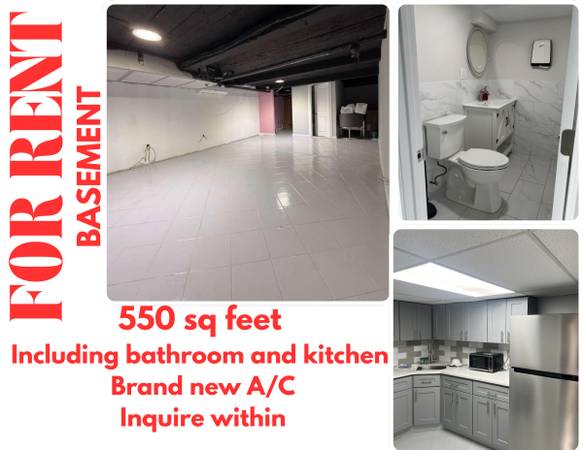 Basement and space for business for rent 1