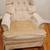 VINTAGE TUFTED VELVET SWIVEL ROCKING CHAIR 1 thumbnail
