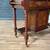 Victorian Eastlake Black Marble-Top Washstand w/ Mirror & Floral Tiles 7 thumbnail