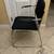 47 KFI STACKABLE CHAIRS STACKING CHAIR BLACK CHROME METAL DELIVERY 1 thumbnail
