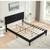 Complete Black Diamond Tufted Queen Bed 1 thumbnail