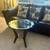 Modern Glass Top Round Side Table 6 thumbnail