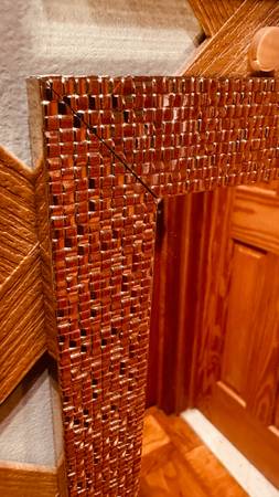 Golden Frame mirror 14”x50” 1