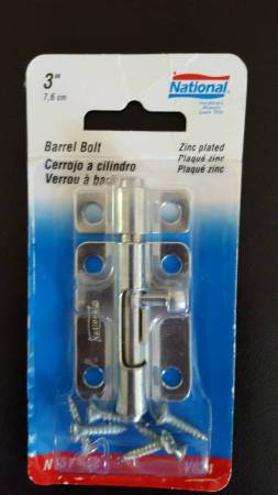 3" Barrel Bolt 1