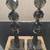 PAIR of FABULOUS VINTAGE TABLE LAMPS - Brass / Marble / Crystal 8 thumbnail