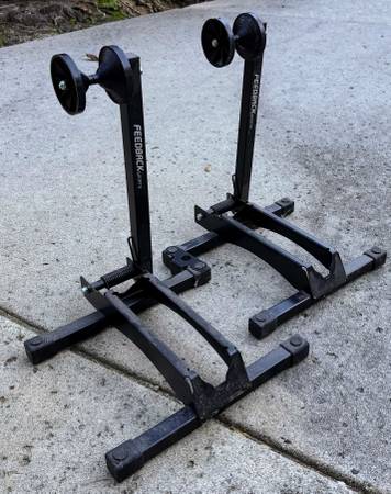 Two Feedback Sports RAKK Bike Stands – Black 1