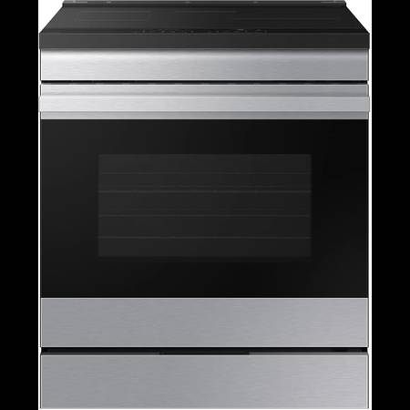 SAMSUNG 30" SLIDE IN INDUCTION RANGE (OUT OF BOX) 1